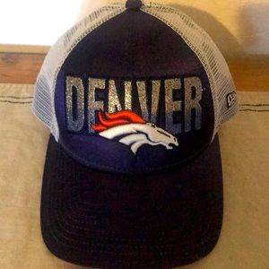 Broncos Sparkly Adjustable New Era Hat